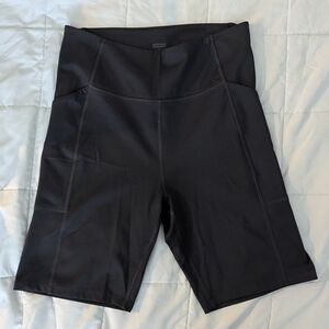 Girlfriend Collective Black Bike Shorts